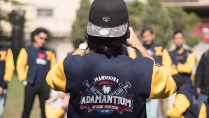 adamantium custom varsity jacket group photo