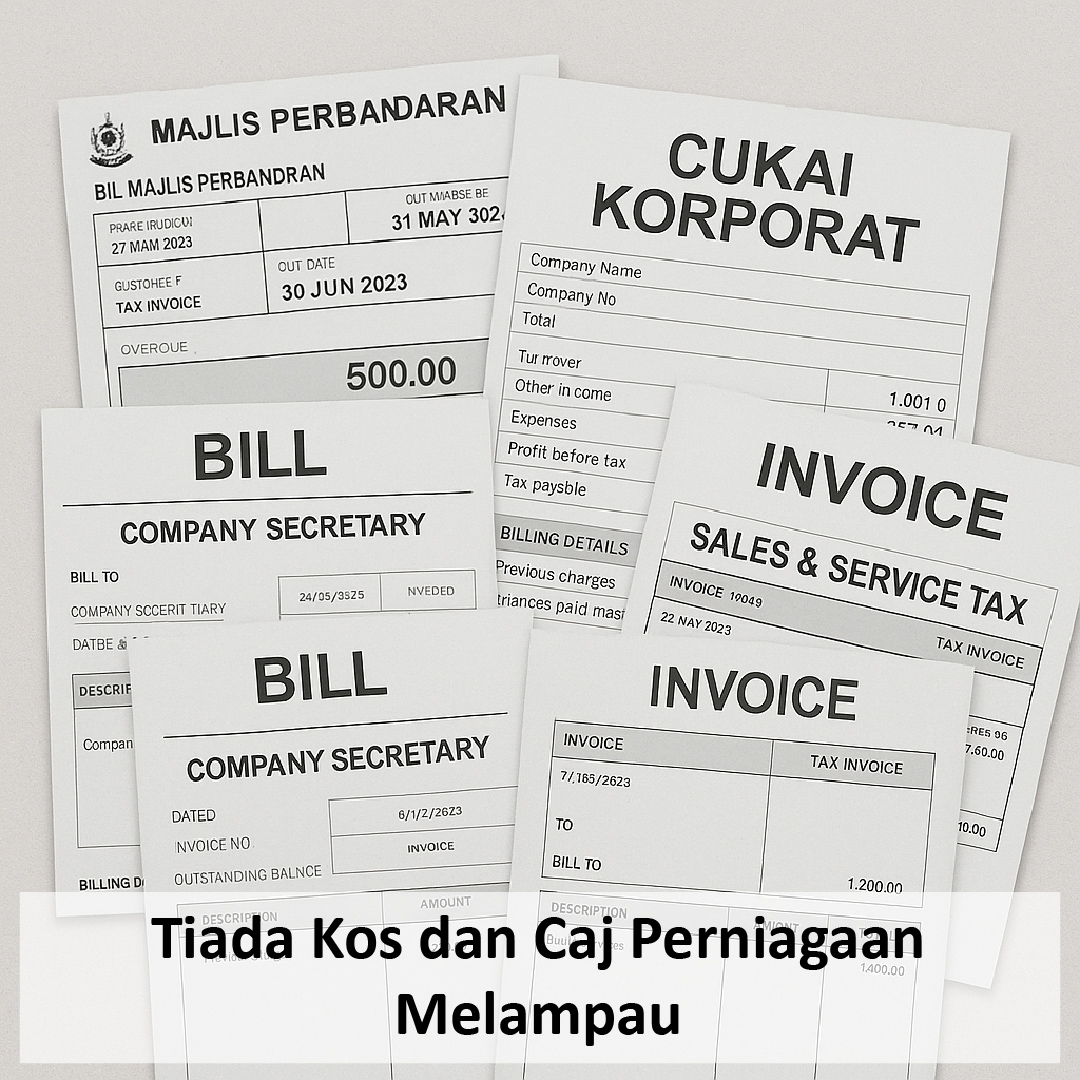 Cukai perniagaan, SST, invois dan bil perniagaan