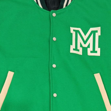 varsity jacket closure snap buttons