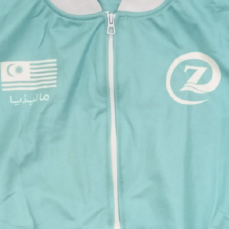 varsity jacket closure zipper