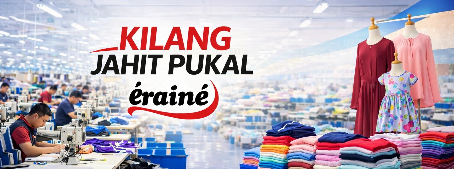 Kilang jahit pakaian pukal di Indonesia untuk usahawan Malaysia yang ingin menghasilkan brand pakaian sendiri